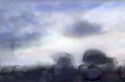 水彩画 watercolour by Osamu Murata 村田收